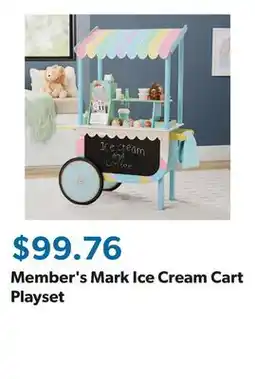 Sam's Club Member's Mark Ice Cream Cart Playset offer