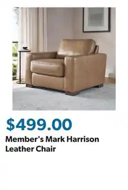 Sam's Club Member's Mark Harrison Leather Chair offer