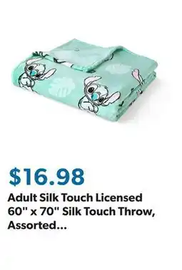 Sam's Club Adult Silk Touch Licensed 60 x 70 Silk Touch Throw, Assorted Characters offer