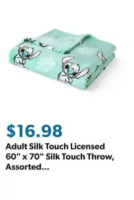 Sam's Club Adult Silk Touch Licensed 60 x 70 Silk Touch Throw, Assorted Characters offer