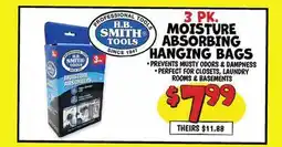 Ollie's Н.В. SMITH TOOLS 3 PK. MOISTURE ABSORBING BAGS offer