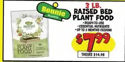 Ollie's 3 LB. Bonnie RAISED BED PLANTS PLANT FOOD offer