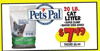Ollie's 20 LB. CAT LITTER offer