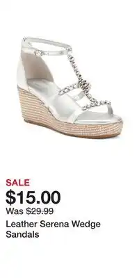 TJ Maxx Leather Serena Wedge Sandals offer
