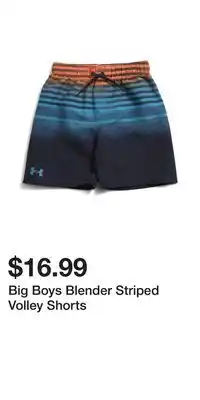 TJ Maxx Big Boys Blender Striped Volley Shorts offer