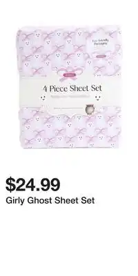 TJ Maxx Girly Ghost Sheet Set offer