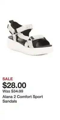 TJ Maxx Alana 2 Comfort Sport Sandals offer