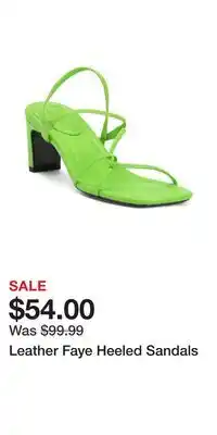 TJ Maxx Leather Faye Heeled Sandals offer