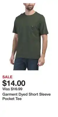 TJ Maxx Garment Dyed Short Sleeve Pocket Tee offer