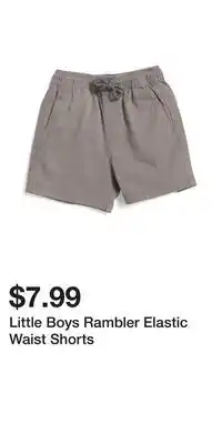 TJ Maxx Little Boys Rambler Elastic Waist Shorts offer