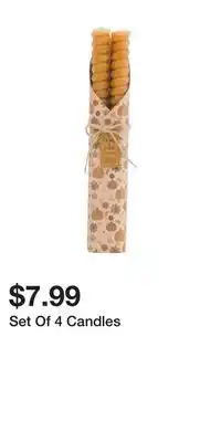 TJ Maxx Set Of 4 Candles offer