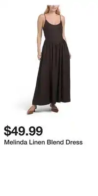 TJ Maxx Melinda Linen Blend Dress offer