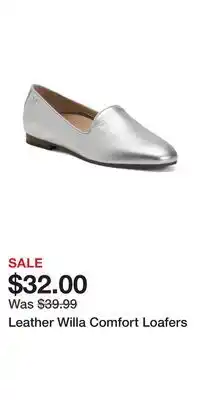 TJ Maxx Leather Willa Comfort Loafers offer