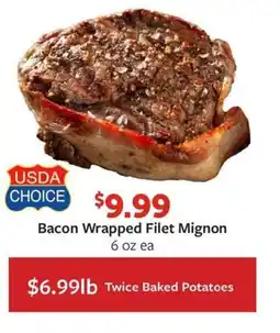 Fareway Bacon Wrapped Filet Mignon offer