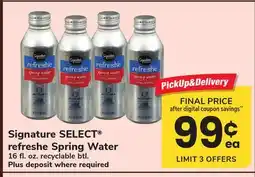 ACME Signature SELECT refreshe Spring Water offer