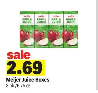 Meijer Meijer Juice Boxes offer