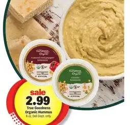 Meijer True Goodness Organic Hummus offer