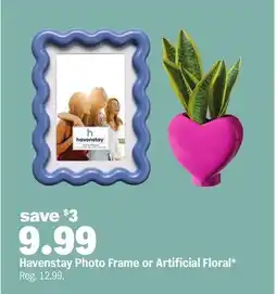 Meijer Havenstay Photo Frame or Artificial Floral offer