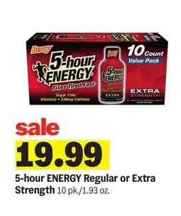 Meijer 5-hour ENERGY Regular or Extra Strength offer