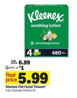 Meijer Kleenex Flat Facial Tissues offer