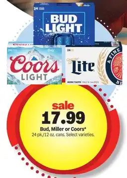 Meijer Bud, Miller or Coors offer