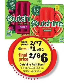 Meijer Outshine Fruit Bars offer