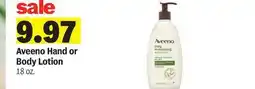Meijer Aveeno Hand or Body Lotion offer