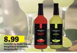 Meijer Frederik's by Meijer Organic Margarita or Strawberry Margarita Mix offer