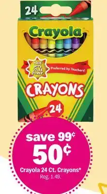 Meijer Crayola 24 Ct. Crayons offer