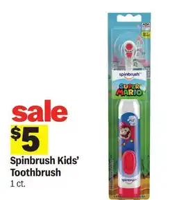Meijer Spinbrush Kids' Toothbrush offer