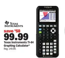Meijer Texas Instruments TI-84 Graphing Calculator offer