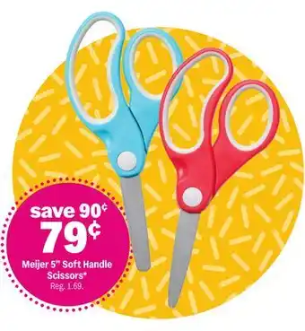 Meijer Meijer 5 Soft Handle Scissors offer