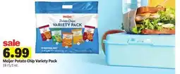 Meijer Meijer Potato Chip Variety Pack offer