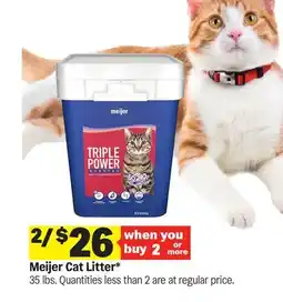 Meijer Meijer Cat Litter offer