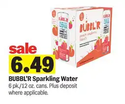 Meijer BUBBL'R Sparkling Water offer