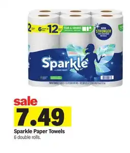 Meijer Sparkle Paper Towels offer