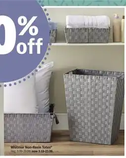 Meijer Whitmor Non-Resin Totes offer