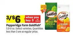 Meijer Pepperidge Farm Goldfish offer