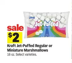 Meijer Kraft Jet-Puffed Regular or Miniature Marshmallows offer