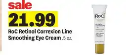 Meijer RoC Retinol Correxion Line Smoothing Eye Cream offer