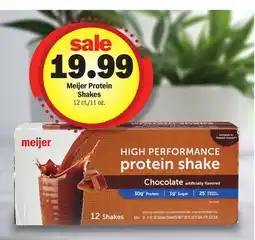 Meijer Meijer Protein Shakes offer