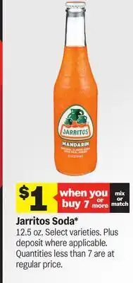 Meijer Jarritos Soda offer