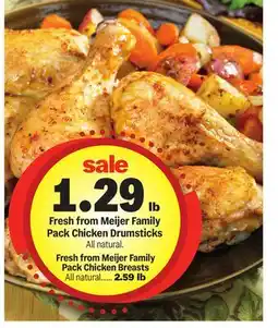 Meijer Fresh from Meijer Family Pack Chicken Drumsticks offer