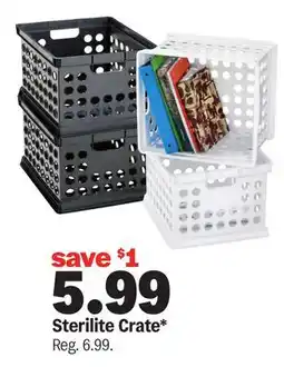 Meijer Sterilite Crate offer