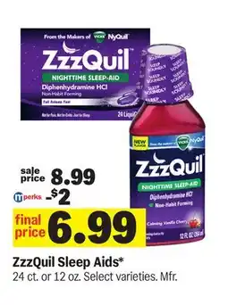 Meijer ZzzQuil Sleep Aids offer