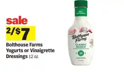 Meijer Bolthouse Farms Yogurts or Vinaigrette Dressings offer