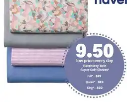 Meijer Havenstay Twin Super Soft Sheets offer