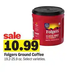 Meijer Folgers Ground Coffee offer