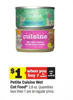 Meijer Petite Cuisine Wet Cat Food offer