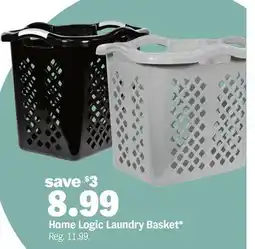Meijer Home Logic Laundry Basket offer